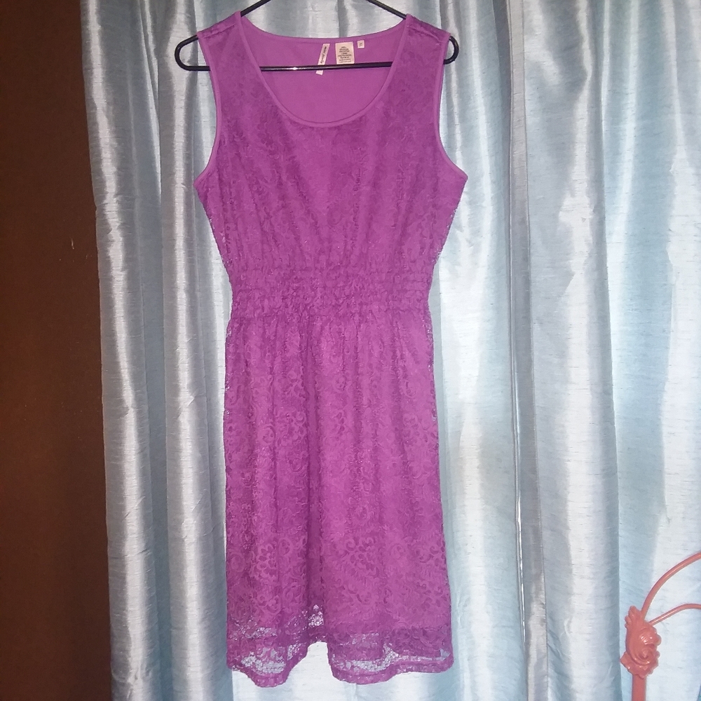 Xl Purple lace Missy Pinky Dress